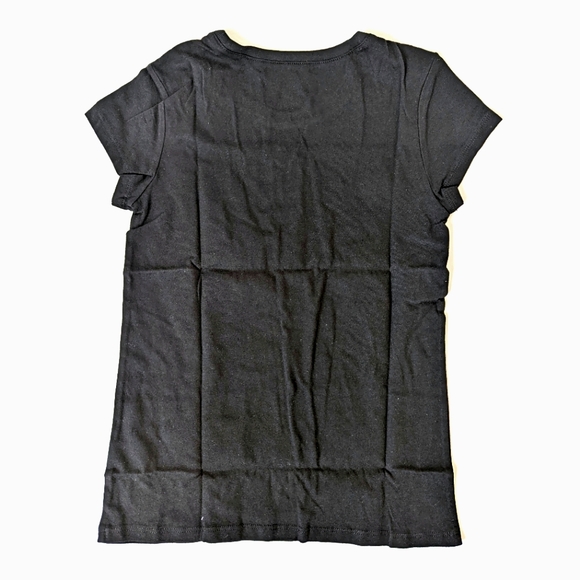 3/$20 Girls Mommy & Me Black T-Shirt Foil "Twinning" Matching Set - Picture 3 of 6